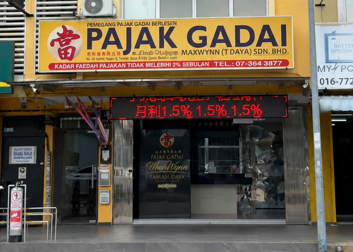 MaxWynn Taman Daya branch shopfront